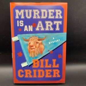 Book Murder is an Art A Mystery Bill Crider 1st Edition 1999 April